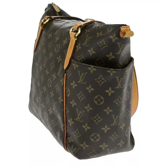 LOUIS VUITTON Logo Totally MM Shoulder Bag Monogram Leather Brown M56689 79YF370 - Picture 4 of 15